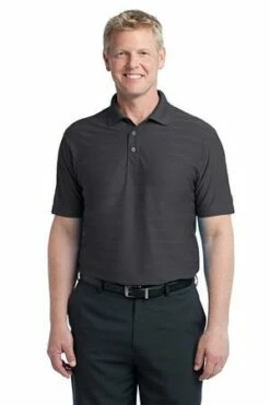 Horizontal Texture Polo -Jiffyshirts Store 976127450fdc62