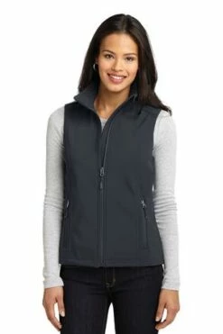 Ladies Core Soft Shell Vest -Jiffyshirts Store 988fe49f1a0ca4