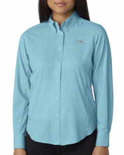 Columbia Ladies' Tamiami™ II Long-Sleeve Shirt -Jiffyshirts Store 98add394470326