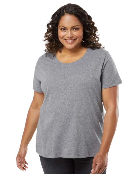 Ladies' Curvy Fine Jersey T-Shirt 10 Ladies' Curvy Fine Jersey T-Shirt - Image 8