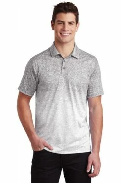 Ombre Heather Polo 15 Ombre Heather Polo -Jiffyshirts Store 9aa10228d03373