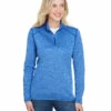 Ladies' Tonal Space-Dye Quarter-Zip 1 Ladies' Tonal Space-Dye Quarter-Zip -Jiffyshirts Store 9b5ac5e5d6a9f5