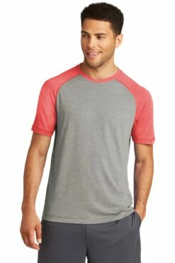 Unisex PosiCharge Tri-Blend Wicking Raglan Tee -Jiffyshirts Store 9b6f4217cfccb5