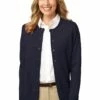 Ladies Value Jewel-Neck Cardigan Sweater -Jiffyshirts Store 9b7861671503f4
