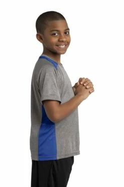 Youth Unisex Heather Colorblock Contender Tee -Jiffyshirts Store 9c714aa8aca6aa