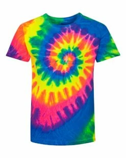 Youth Unisex Multi-Color Spiral T-Shirt -Jiffyshirts Store 9c915ce8dc2f1b