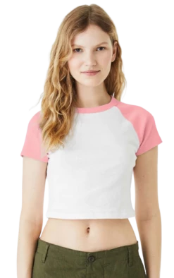 Ladies' Micro Ribbed Raglan Baby Tee 17 Ladies' Micro Ribbed Raglan Baby Tee -Jiffyshirts Store 9cbcab8d8c2366