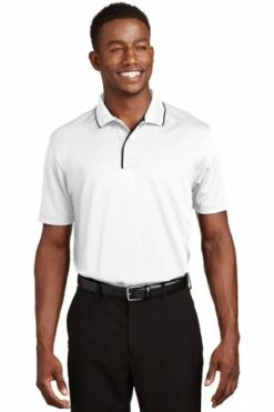 Men's Dri-Mesh Polo With Tipped Collar And Piping -Jiffyshirts Store 9d091c09a004ca