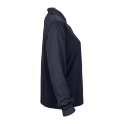 Women's Omega Long Sleeve Solid Mesh Tech Polo -Jiffyshirts Store 9f8f4c14eb4c22