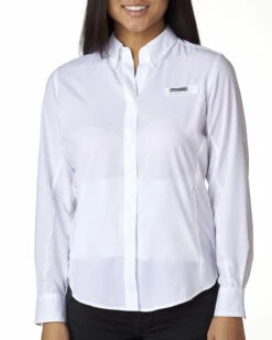 Columbia Ladies' Tamiami™ II Long-Sleeve Shirt -Jiffyshirts Store 9fe8fd313877a5