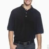 Men's Pima Piqué Short-Sleeve Polo -Jiffyshirts Store BC71B6D9D667BF