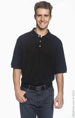 Men's Pima Piqué Short-Sleeve Polo