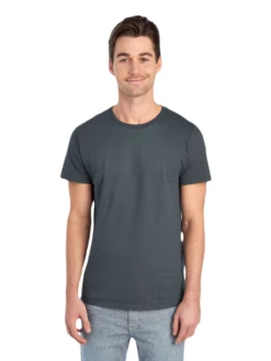 FRUIT OF THE LOOM Adult Unisex 4.7 Oz. Sofspun® Jersey Crew T-Shirt -Jiffyshirts Store JPG SF45R Charcoal Grey FRONT 0463 1680004736