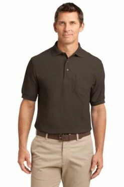 Silk Touch Polo With Pocket 31 Silk Touch Polo With Pocket -Jiffyshirts Store a19ff6afe87549