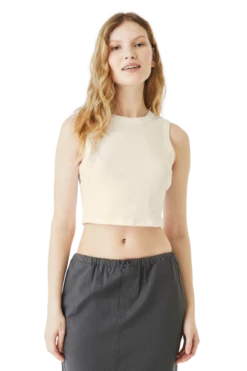 Ladies' Micro Rib Muscle Crop Tank 15 Ladies' Micro Rib Muscle Crop Tank -Jiffyshirts Store a2dffbccee8eb6