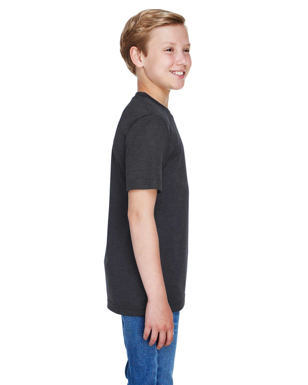 Youth Unisex Sonic Heather Performance T-Shirt 4 Youth Unisex Sonic Heather Performance T-Shirt - Image 2