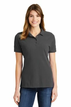 Ladies Combed Ring Spun Pique Polo -Jiffyshirts Store a4cbc35e95b8a0