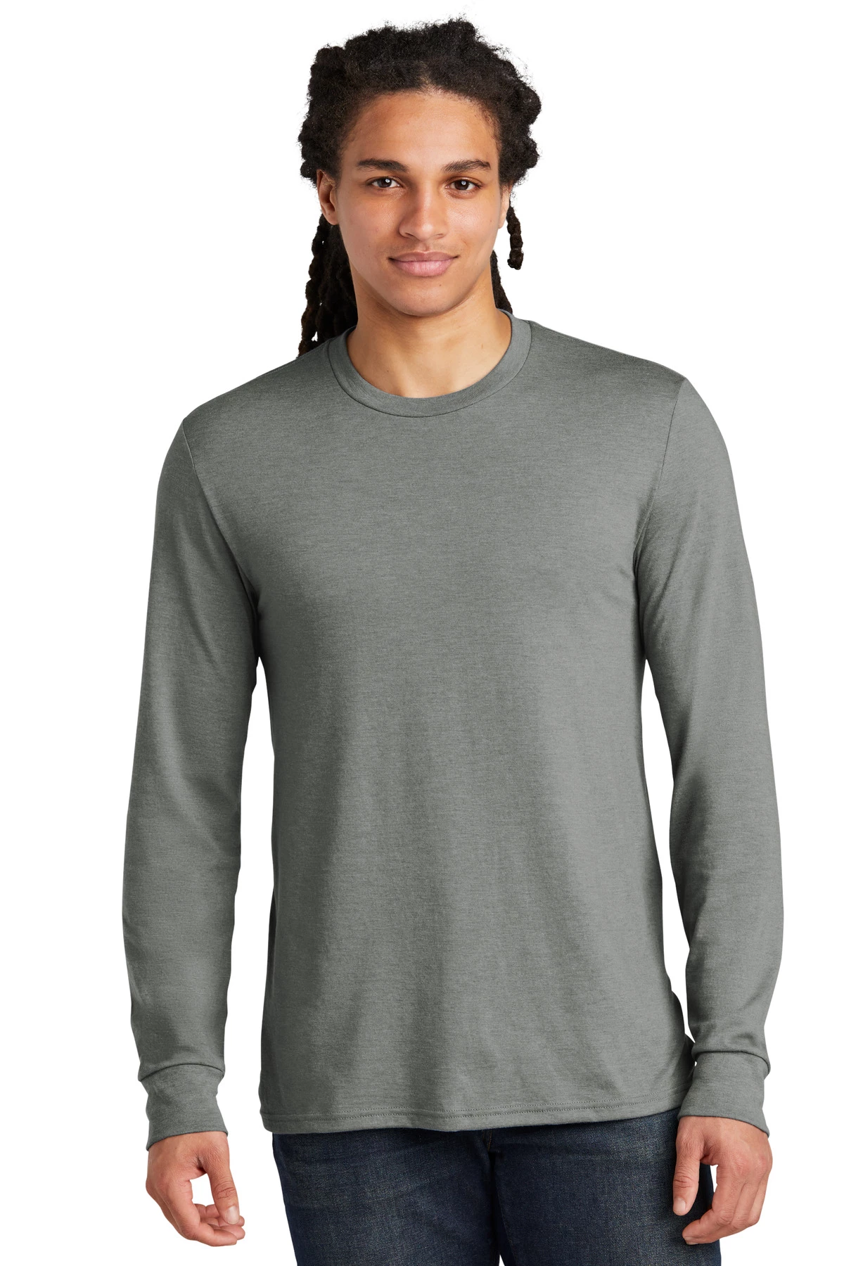 District Unisex Perfect Tri Long Sleeve Tee 14 District Unisex Perfect Tri Long Sleeve Tee - Image 12