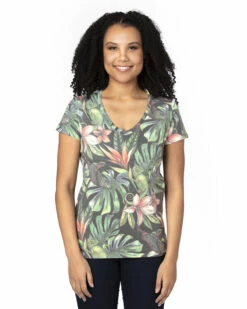 Ladies' Ultimate V-Neck T-Shirt -Jiffyshirts Store a614000dc94e2b