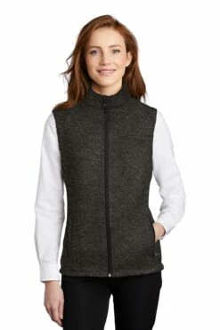 Ladies Sweater Fleece Vest -Jiffyshirts Store a6c755742be9a4