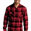 Plaid Flannel Shirt -Jiffyshirts Store a6d5d93ee28ab8