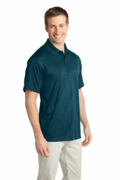 Tech Embossed Polo -Jiffyshirts Store a7ad25c0a79181
