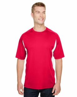 Men's Cooling Performance Color Blocked T-Shirt -Jiffyshirts Store a7c89157a095d9