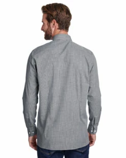 Men's Microcheck Gingham Long-Sleeve Cotton Shirt -Jiffyshirts Store a873f0809a17a1