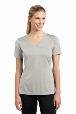 Ladies PosiCharge Competitor V-Neck Tee -Jiffyshirts Store a92f780214b90c