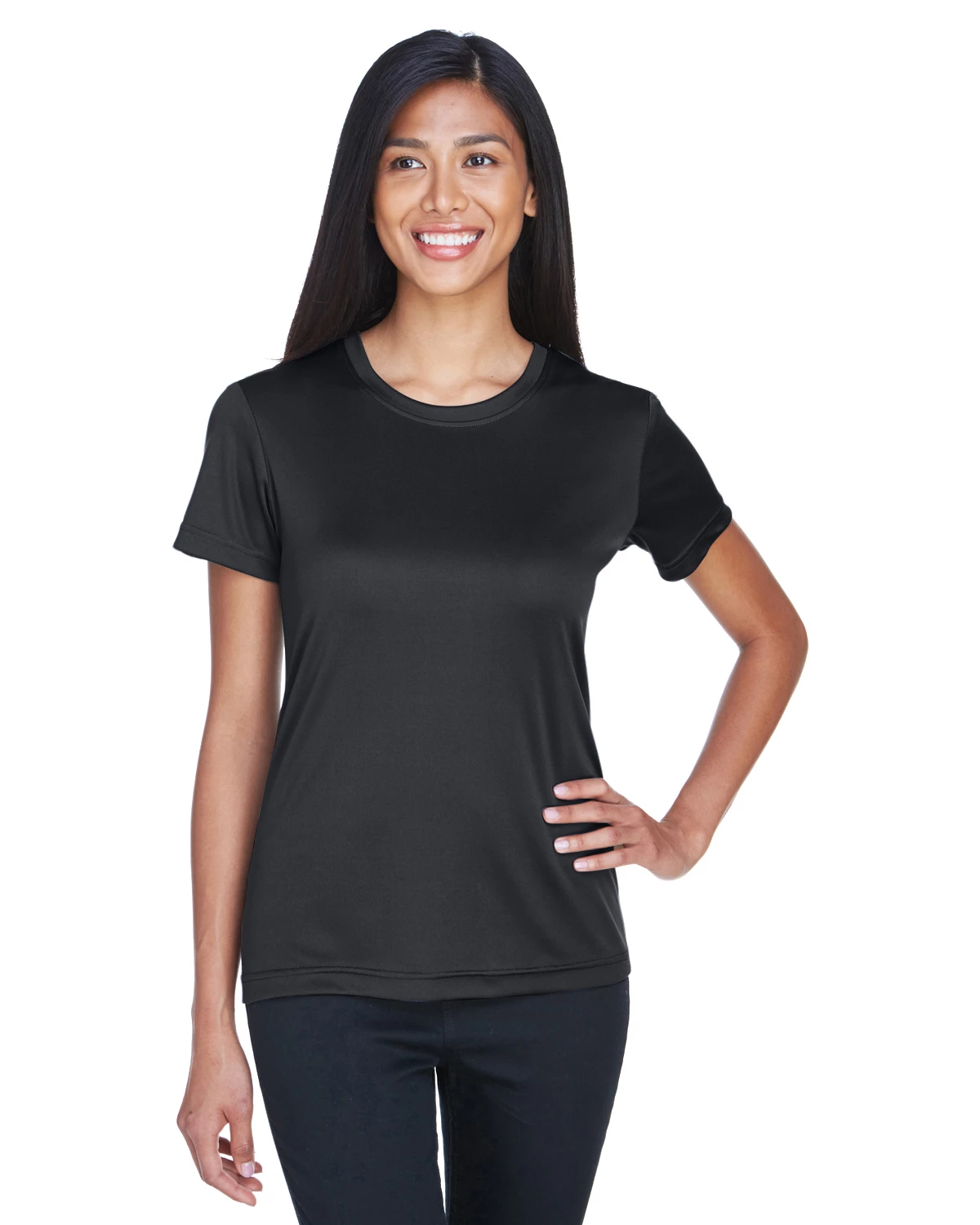 Ladies' Cool & Dry Basic Performance T-Shirt 8 Ladies' Cool & Dry Basic Performance T-Shirt - Image 6