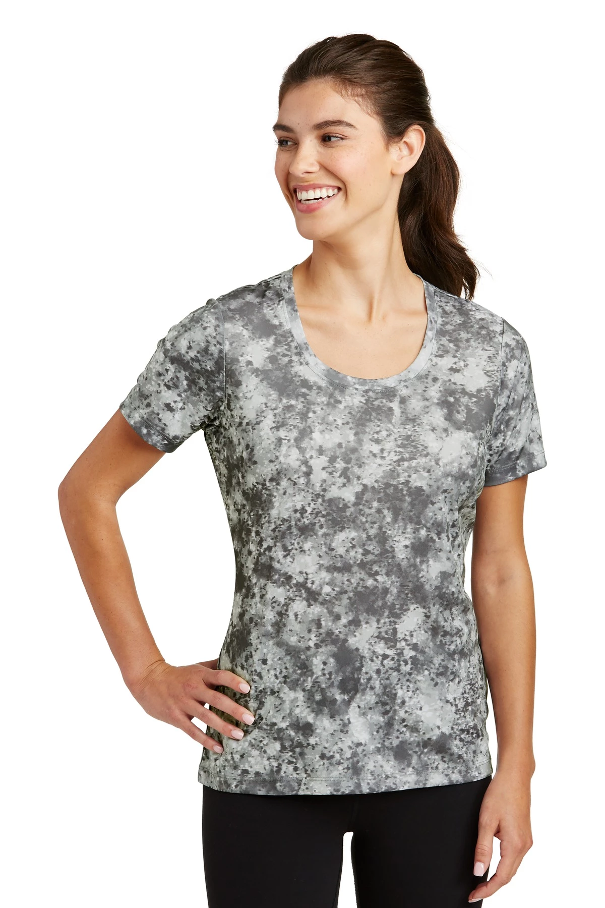 Ladies Mineral Freeze Scoop Neck Tee 7 Ladies Mineral Freeze Scoop Neck Tee - Image 5