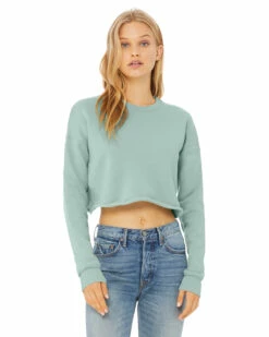 Ladies' Cropped Fleece Crew