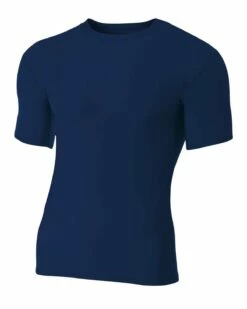 Adult Polyester Spandex Short Sleeve Compression T-Shirt -Jiffyshirts Store aaeecbd3e9ea77