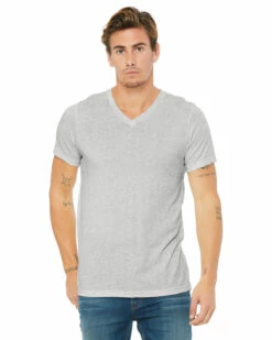 Unisex Triblend V-Neck T-Shirt -Jiffyshirts Store ac61805512a518