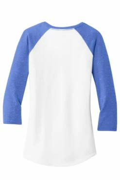 District Ladies' Fitted (Junior Fit ) Very Important Tee 3/4-Sleeve Raglan -Jiffyshirts Store adbb3f3053509f