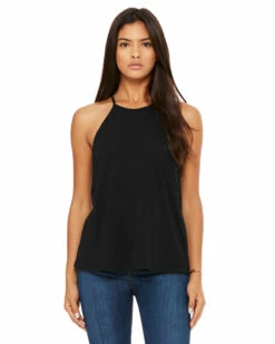 Ladies' Flowy High Neck Tank -Jiffyshirts Store afea77c45bb8c3