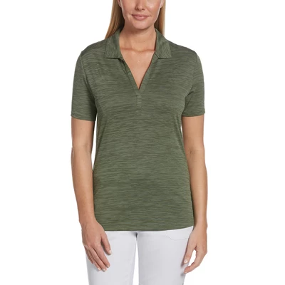Callaway Ladies Broken Stripe Polo 3 Callaway Ladies Broken Stripe Polo