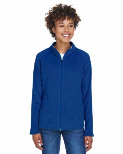 Ladies' Campus Microfleece Jacket -Jiffyshirts Store b080f96260fdc4