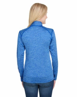 Ladies' Tonal Space-Dye Quarter-Zip -Jiffyshirts Store b0f7080f108ffd