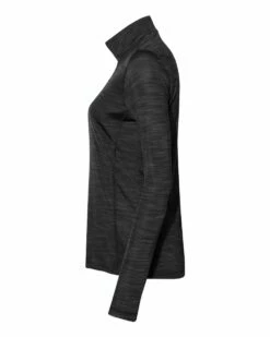 ADIDAS Women's Lightweight Melange Quarter-Zip Pullover -Jiffyshirts Store b359595062eea7