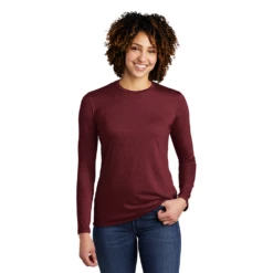 Women's Tri-Blend Long Sleeve Tee -Jiffyshirts Store b39e9d2c6fe63b