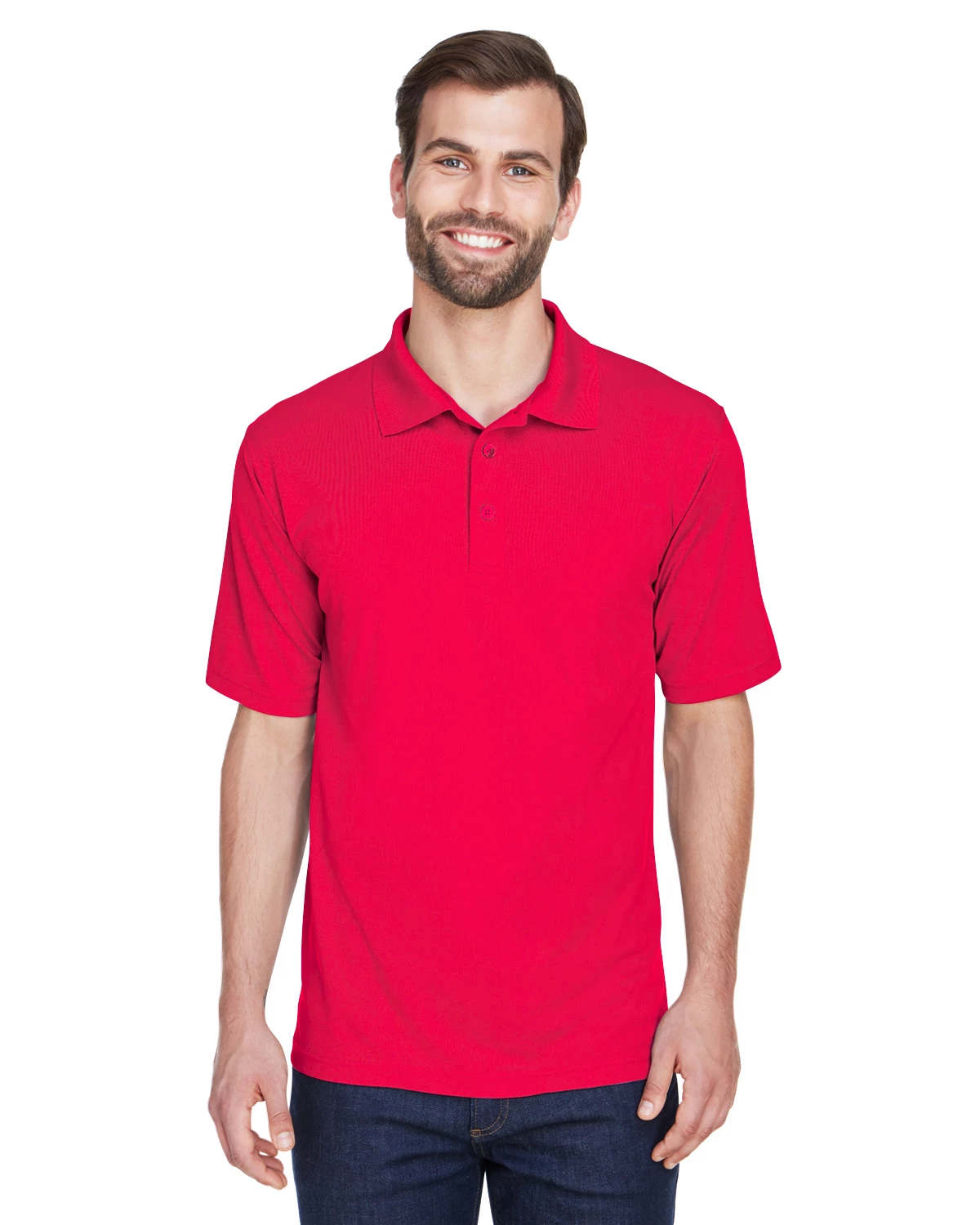 Men's Cool & Dry Mesh Piqué Polo 15 Men's Cool & Dry Mesh Piqué Polo - Image 13