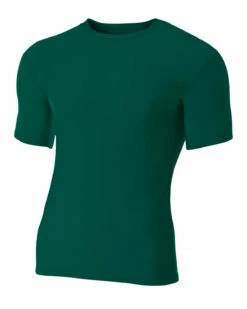 Adult Polyester Spandex Short Sleeve Compression T-Shirt -Jiffyshirts Store b4e61fbfe78185