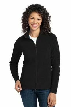 Ladies Microfleece Jacket -Jiffyshirts Store b5085efd49ea41