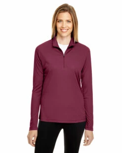 Ladies' Zone Performance Quarter-Zip 24 Ladies' Zone Performance Quarter-Zip -Jiffyshirts Store b71228200d5038