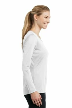Ladies Long Sleeve PosiCharge Competitor V-Neck Tee 24 Ladies Long Sleeve PosiCharge Competitor V-Neck Tee -Jiffyshirts Store b776caa6eb5066