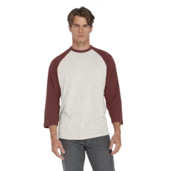 Platinum Men's Tri-Blend 3/4 Sleeve Raglan Tee 27 Platinum Men's Tri-Blend 3/4 Sleeve Raglan Tee -Jiffyshirts Store b8eecc7243a4c2
