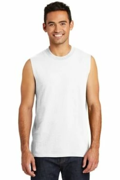Unisex Core Cotton Sleeveless Tee -Jiffyshirts Store ba6f321e459c48