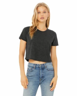 Ladies' Flowy Cropped T-Shirt -Jiffyshirts Store bb3af9b2951302
