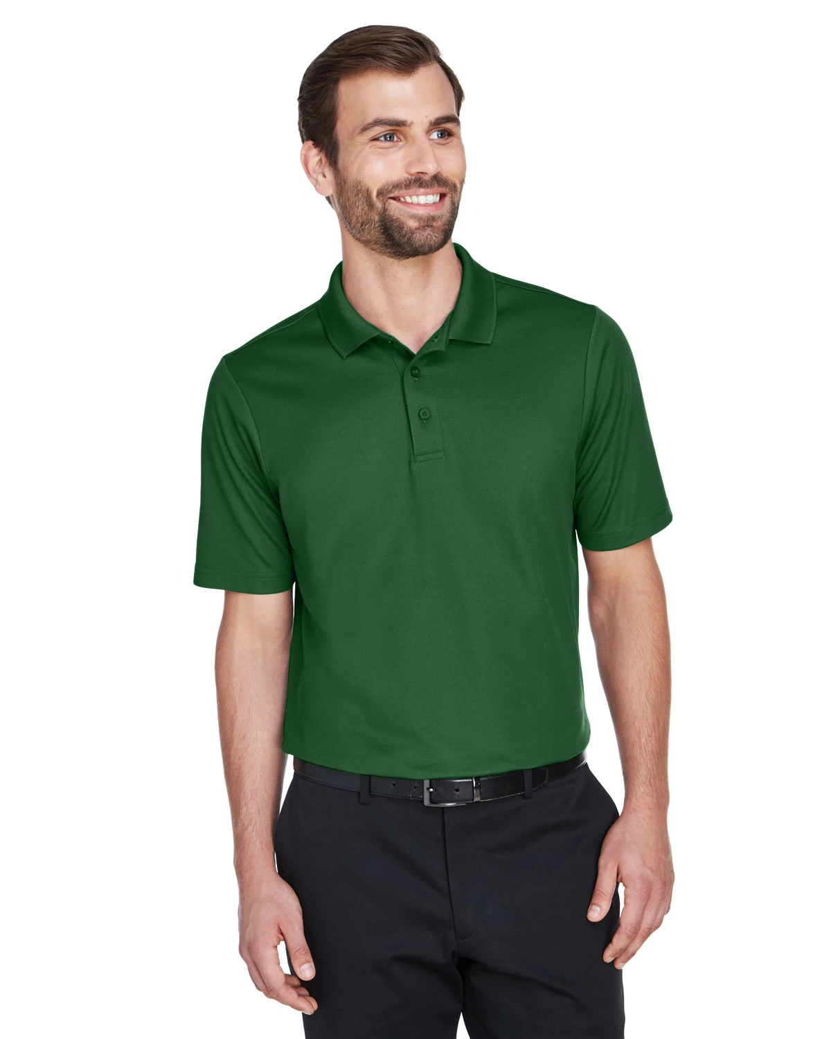 CrownLux Performance™ Men's Plaited Polo 12 CrownLux Performance™ Men's Plaited Polo - Image 10